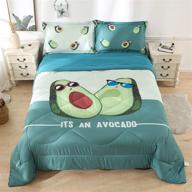 wowelife одеяло с авокадо для постельного белья fitted логотип