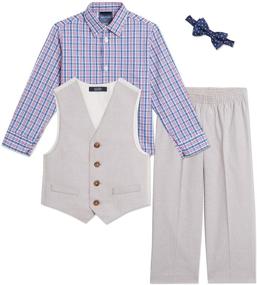 img 2 attached to Nautica 4-Piece Dress Shirt Boys' Clothing 👔 Set - Ideal for Suits & Sport Coats