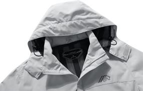 img 1 attached to Lightweight Waterproof Hooded Outdoor Raincoat Outdoor Recreation for Outdoor Clothing