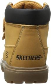 img 2 attached to 👧 Обзор ботинок Skechers Unisex-Child 93159N Mecca-Sawmill: идеальный комфорт для малышей и маленьких детей