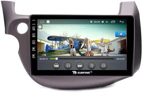 img 3 attached to 🚗 Улучшите свой Honda Fit: Android 10 автомобильное навигационное стерео-мультимедиа-плеер GPS радио 2.5D IPS сенсорный экран - Fit 2008-2013