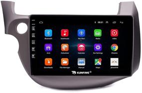 img 1 attached to 🚗 Улучшите свой Honda Fit: Android 10 автомобильное навигационное стерео-мультимедиа-плеер GPS радио 2.5D IPS сенсорный экран - Fit 2008-2013