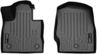 🚗 smartliner custom fit floor mats 2020-2021 ford explorer - black 1st row liner set logo