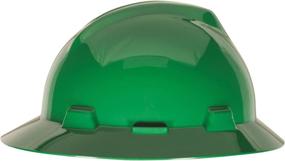 img 1 attached to MSA 10058323 V-Gard Full-Brim Hard Hat With 1-Touch Suspension