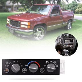 img 3 attached to 🔧 1996-2000 Chevy Suburban Tahoe GMC Yukon A/C Heater Control Panel with Rear Window Defogger Switch, Climate Control Panel Module – Replaces 9378805 15-72547