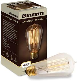 img 4 attached to 💡 Bulbrite 134019 40W Vintage Edison Squirrel Cage-style Bulb