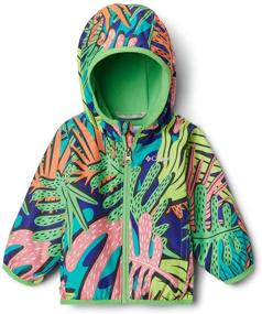 img 1 attached to 🧥 SEO-Optimized: Columbia Mini Pixel Grabber II Wind Jacket for Kids