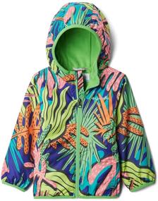 img 4 attached to 🧥 SEO-Optimized: Columbia Mini Pixel Grabber II Wind Jacket for Kids