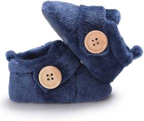 img 4 attached to 👶 BENHERO Cozy Fleece Winter Booties for Newborns