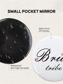 img 1 attached to Getinbulk Compact Mirror: 24-Pack of Round Makeup Glass Mirrors in 8 Colors - Great Gift for Purse (2.5 Inch)