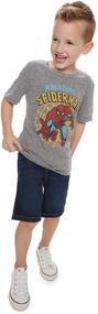 img 1 attached to 🕷️ Spiderman Tee for Little Boys 4-12 by Jumping Beans