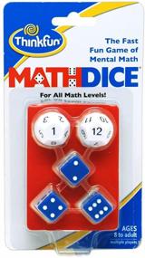 img 1 attached to 🎲 Fun Math Dice Game by ThinkFun: Enhancing Mental Math Skills for Kids Ages 8 and Up