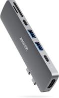 🔌 anker usb c hub for macbook: powerexpand direct 7-in-2 adapter - thunderbolt 3, 100w pd, 4k hdmi, sd/microsd reader логотип