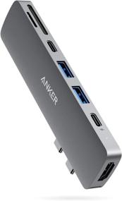 img 4 attached to 🔌 Anker USB C Hub for MacBook: PowerExpand Direct 7-in-2 Adapter - Thunderbolt 3, 100W PD, 4K HDMI, SD/microSD Reader