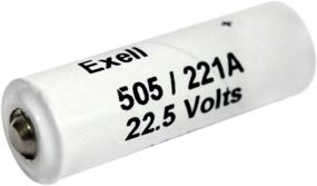 img 1 attached to 🔋 Exell 22.5V A221 Alkaline Battery: NEDA 221, 15F15, 15LR54, 221A, 505A, 505E, B155, BA333U, BL-MV15, BLR155, DRY1715, Y15 - for Kodak BROWNIE FLASHHOLDER 4 Flash Unit, Newmann U87 MICROPHONE, Ricoh 500 Flash Unit