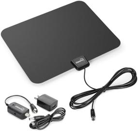 img 4 attached to 📺 Enhance Your TV Experience with the ViewTV 50 Mile Digital TV Antenna - Indoor Amplified HDTV for UHF/VHF 1080P Channels