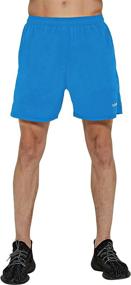 img 3 attached to 🏃 DEMOZU Men's 5 Inch Running Shorts: Lightweight Quick Dry Fitness Shorts with Pockets - Ideal for Gym, Tennis, and Workout