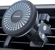 🐊 anwas bionic alligator magnetic car phone holder - strong air vent mount with 6 strong n52 magnets for iphone samsung lg google pixel and more logo