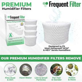 img 2 attached to 🍯 Honeywell Germ Free Cool Mist Humidifier Filter – 4 Pack Replacement, Fits HCM 350 & Quietcare Tower”