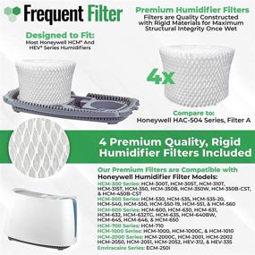img 3 attached to 🍯 Honeywell Germ Free Cool Mist Humidifier Filter – 4 Pack Replacement, Fits HCM 350 & Quietcare Tower”