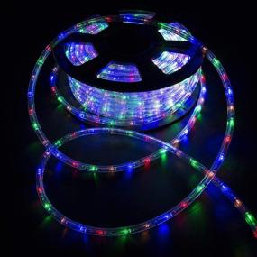 img 3 attached to Diophros 150FT LED Rope Light, Waterproof Multicolor Strip Lights for Indoor/Outdoor Decorative Lighting in Backyards, Gardens, Parties, and More