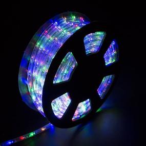 img 4 attached to Diophros 150FT LED Rope Light, Waterproof Multicolor Strip Lights for Indoor/Outdoor Decorative Lighting in Backyards, Gardens, Parties, and More