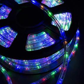 img 2 attached to Diophros 150FT LED Rope Light, Waterproof Multicolor Strip Lights for Indoor/Outdoor Decorative Lighting in Backyards, Gardens, Parties, and More