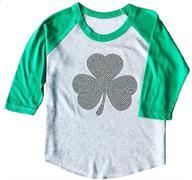 🍀 sorock studded shamrock boys' clothing for toddlers logo