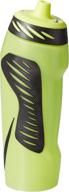 💧 nike hyperfuel water bottle 24oz: stay hydrated with volt/black design logo