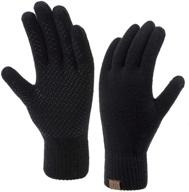 🧤 dual layer anti-slip texting touchscreen gloves logo