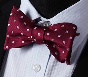 img 2 attached to HISDERN Bowtie: The Ultimate Accessory for Men's Formal Tuxedos