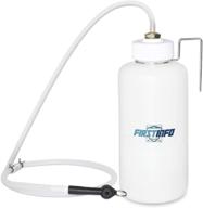 50.7 oz (1.5 liter) brake fluid bleeder bottle/receiver with non-return check valve + hook fixed by firstinfo logo