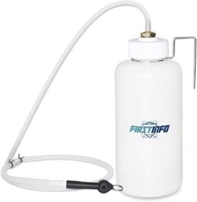 img 4 attached to 50.7 Oz (1.5 Liter) Brake Fluid Bleeder Bottle/Receiver with Non-Return Check Valve + Hook Fixed by FIRSTINFO