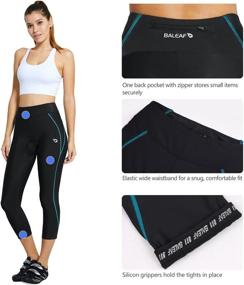 img 1 attached to Baleaf Womens Padded Cycling Compression Sports & Fitness for Cycling