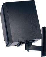 🔊 b-tech bt77 ultragrip pro кронштейн для динамика - набор из 2 штук, боковой зажим с наклоном и поворотом - черный: улучшение seo логотип