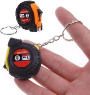 📏 compact and convenient: bestmaple retractable measure ruler keychain for on-the-go measurements логотип