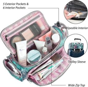 img 2 attached to 🌺 Lug Women's Trolley WILDFLOWER BLACK: The Ultimate Travel Accessory