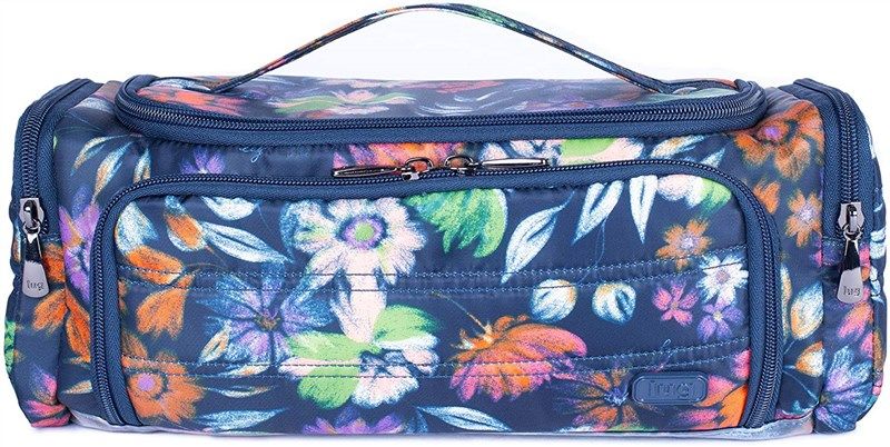 lug womens trolley wildflower black travel accessories 로고