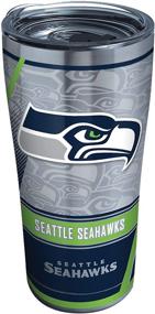 img 4 attached to Tervis Triple Walled NFL Seattle Seahawks Insulated Tumbler Cup 20oz - Stainless Steel, Edge: Keeps Drinks Cold & Hot, Long-lasting Performance