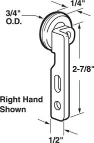 img 1 attached to Prime Line Products 6518 Closet Bearing