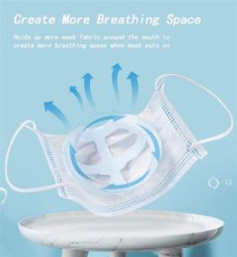 img 3 attached to 💨 Breathable Silicone Mask Accessories for Internal Respiration