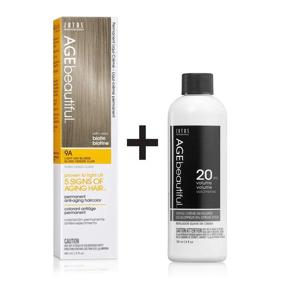img 2 attached to AgeBeautiful Жидкий крем 9A: Откройте 2 унции потрясающего светло-пепельного блонда!