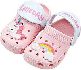 img 4 attached to 🦄 Coralup Unicorn Sandals: Toddler Anti-Slip Shoes for Boys, Perfect for Summer