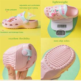 img 2 attached to 🦄 Coralup Unicorn Sandals: Toddler Anti-Slip Shoes for Boys, Perfect for Summer
