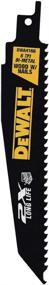 img 3 attached to 🔪 DEWALT DWA4101 Reciprocating Saw Blade Set: Powerful Wood/Metal Cutting in an 8-Pack (DWAR8SETCS)