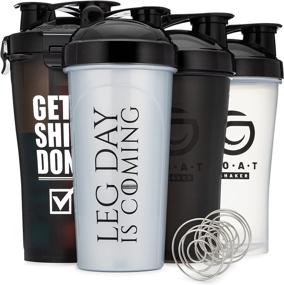 img 4 attached to 🥤 Ultimate Hydra Cup [4 PACK]: The Ultimate Combo Blender Pack featuring Dual Threat Shaker & OG Shaker Bottle