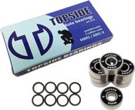 topside skate bearings 8 pack abec 9 logo