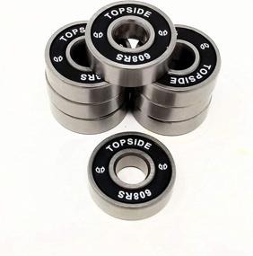 img 2 attached to TOPSIDE Skate Bearings 8 Pack ABEC 9