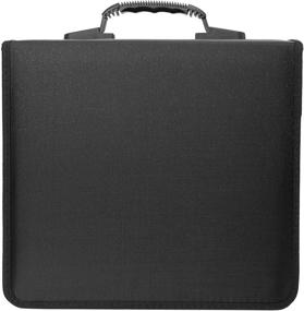 img 2 attached to Black Oriolus CD/DVD Case 📀 Storage Binder Holder with 400 Disc Capacity