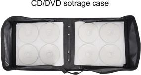 img 1 attached to Black Oriolus CD/DVD Case 📀 Storage Binder Holder with 400 Disc Capacity